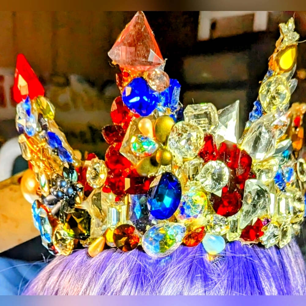 Wendy Gell Rare ,Amazing Statue Of Liberty Crown Vintage 1980s  In Vanity Fair.